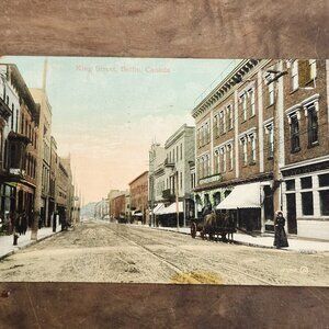 Postcard 1908 King Street Berlin, Canada